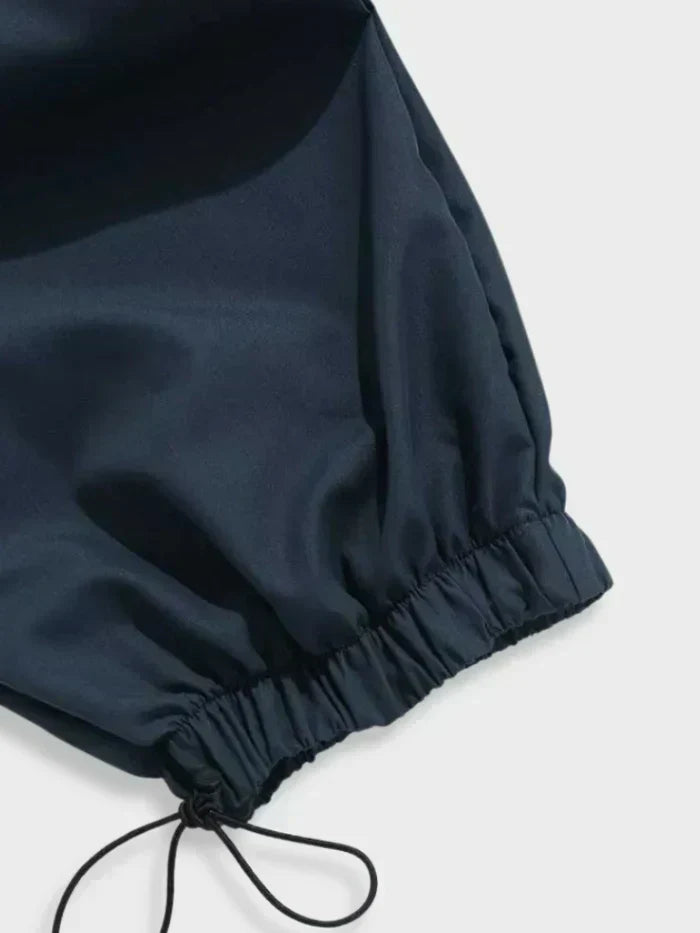 Rasmus | Herre Slim Fit Cargobukser Med Lynlås Og Lommer