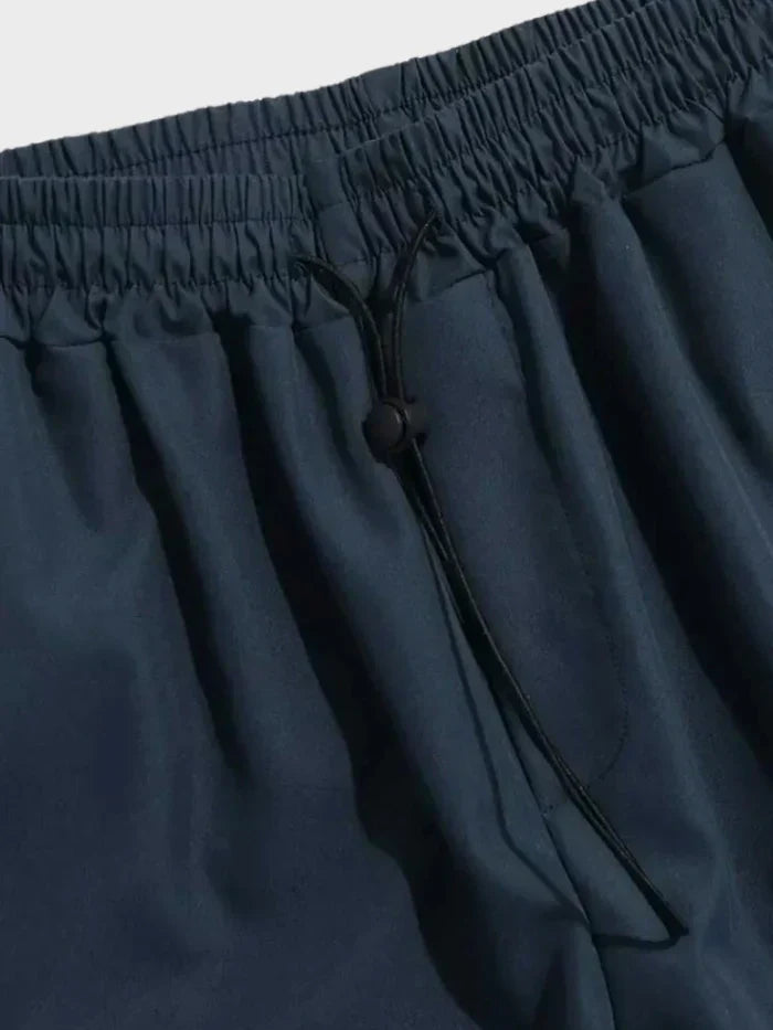 Rasmus | Herre Slim Fit Cargobukser Med Lynlås Og Lommer