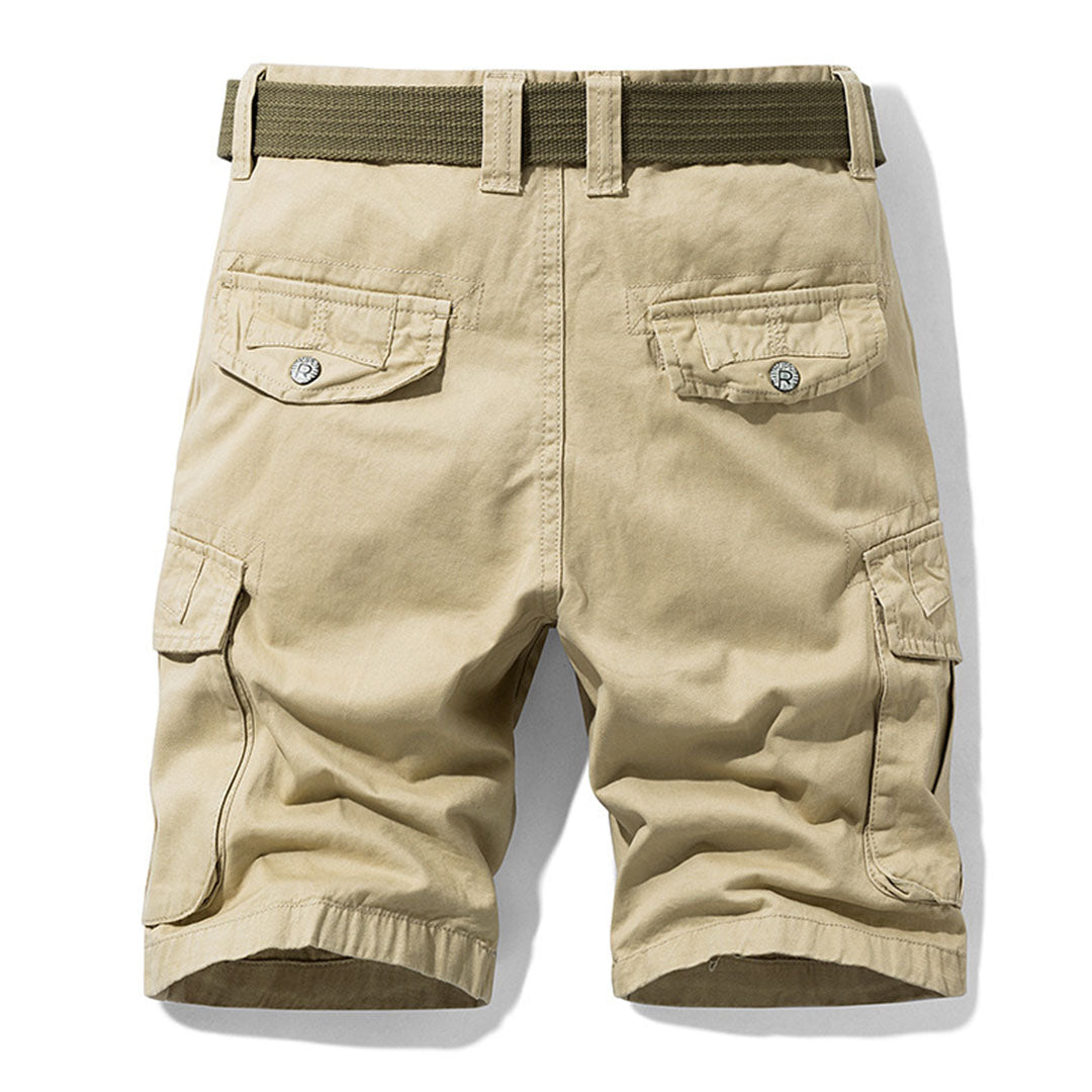 Knud | Herre Cargo Shorts Forår Bomuld Lommer Løs
