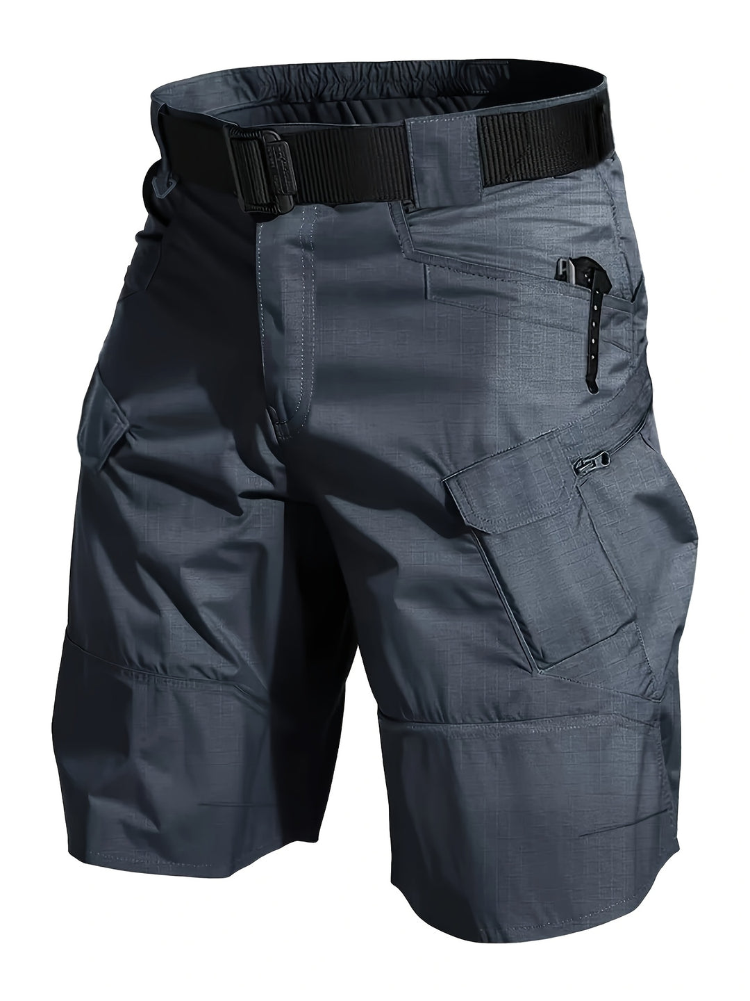 Bent | Herre Taktiske Cargoshorts Med Lynlåslommer Og Bæltespænde