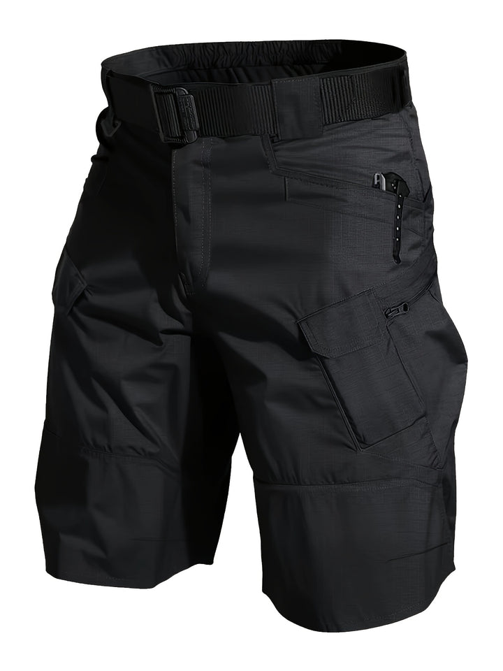 Bent | Herre Taktiske Cargoshorts Med Lynlåslommer Og Bæltespænde