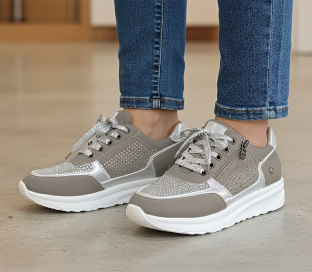 Marianne | Dame Platform Sneakers Med Snørebånd