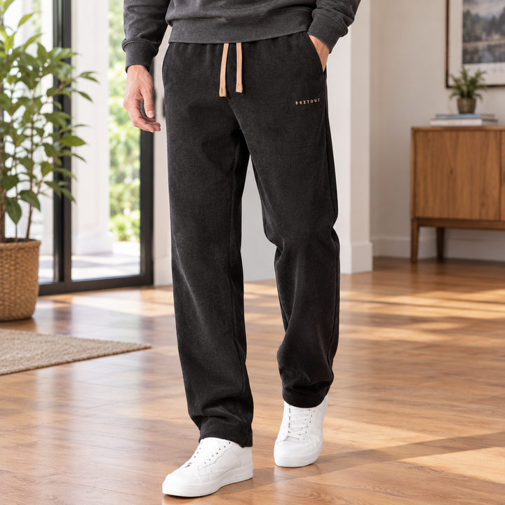Sebastian | Herre Relaxed Fit Bukser Med Elastisk Talje Og Snørelukning