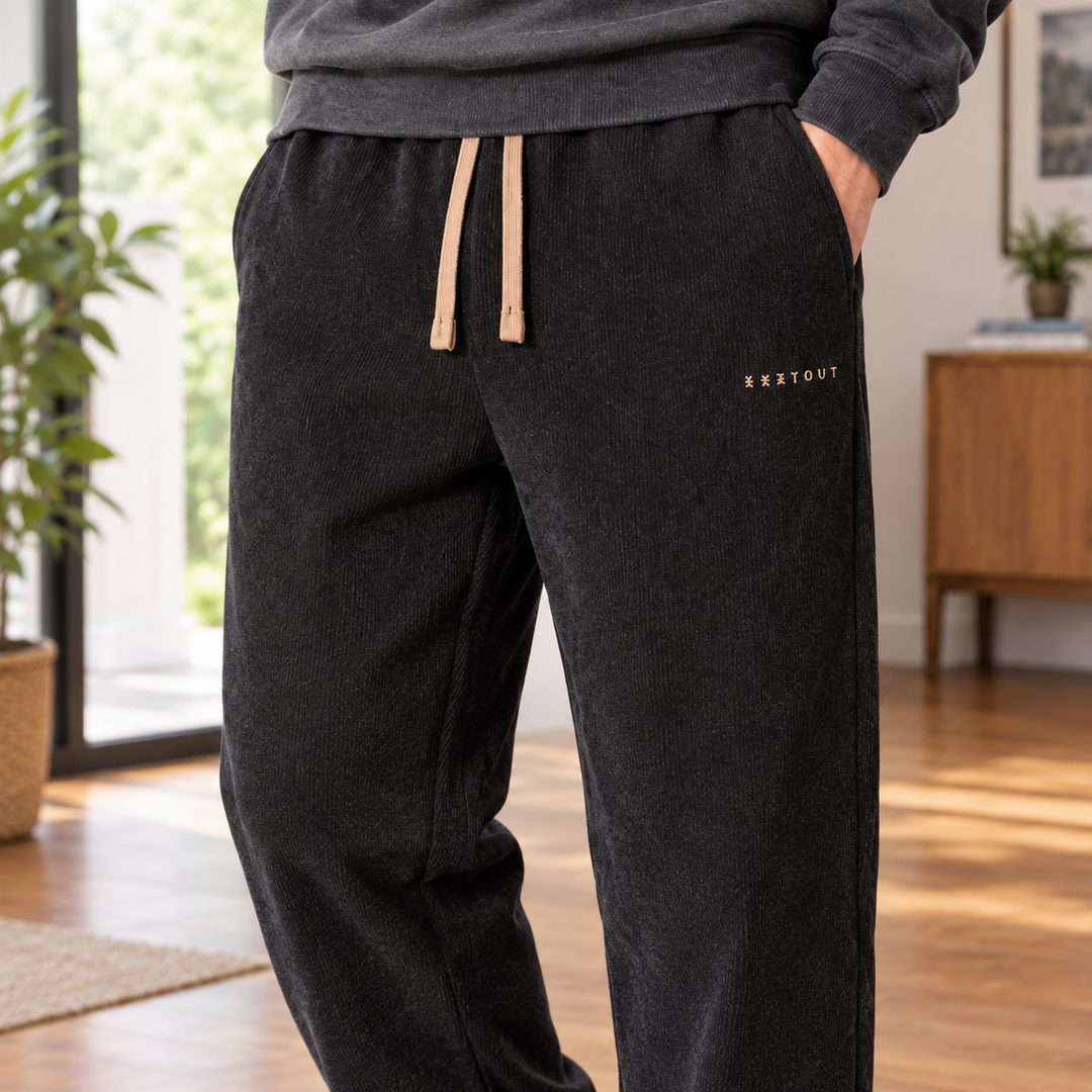 Sebastian | Herre Relaxed Fit Bukser Med Elastisk Talje Og Snørelukning