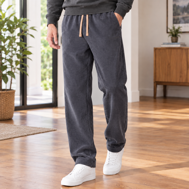 Sebastian | Herre Relaxed Fit Bukser Med Elastisk Talje Og Snørelukning