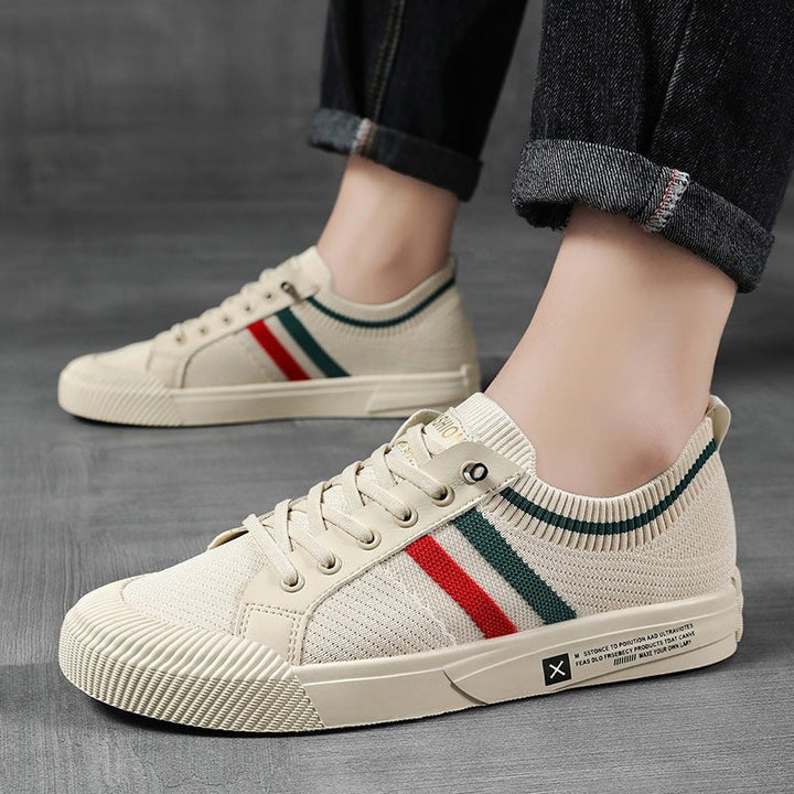 Men's Knit Sneakers Lightweight Breathable Mesh Lace-Up