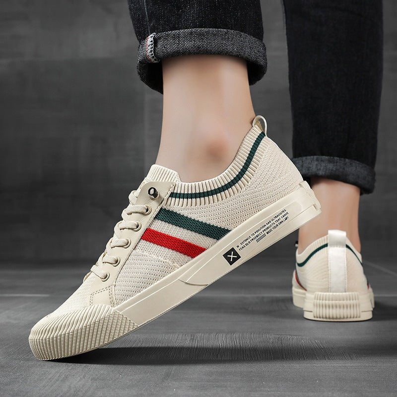 Men's Knit Sneakers Lightweight Breathable Mesh Lace-Up