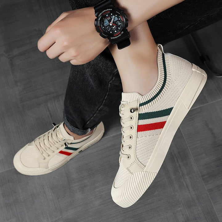 Men's Knit Sneakers Lightweight Breathable Mesh Lace-Up