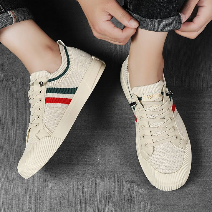 Men's Knit Sneakers Lightweight Breathable Mesh Lace-Up