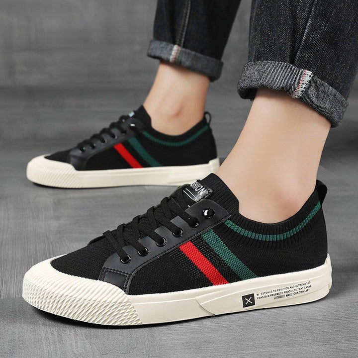 Men's Knit Sneakers Lightweight Breathable Mesh Lace-Up