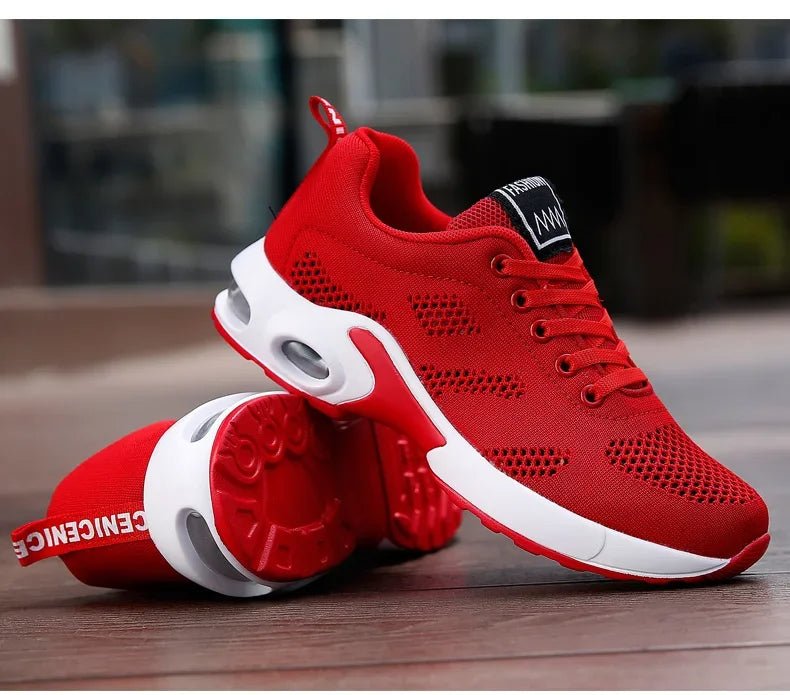Randi | Dame Sneakers Med Snørebånd Og Luftpude