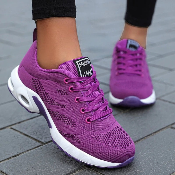 Randi | Dame Sneakers Med Snørebånd Og Luftpude