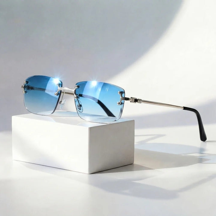 Kristian | Unisex Aviator Solbriller Med Gradient Linser Og Metalramme
