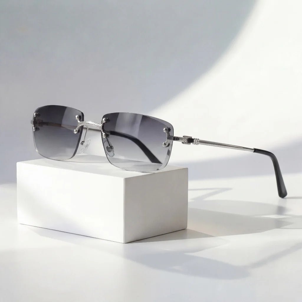 Kristian | Unisex Aviator Solbriller Med Gradient Linser Og Metalramme