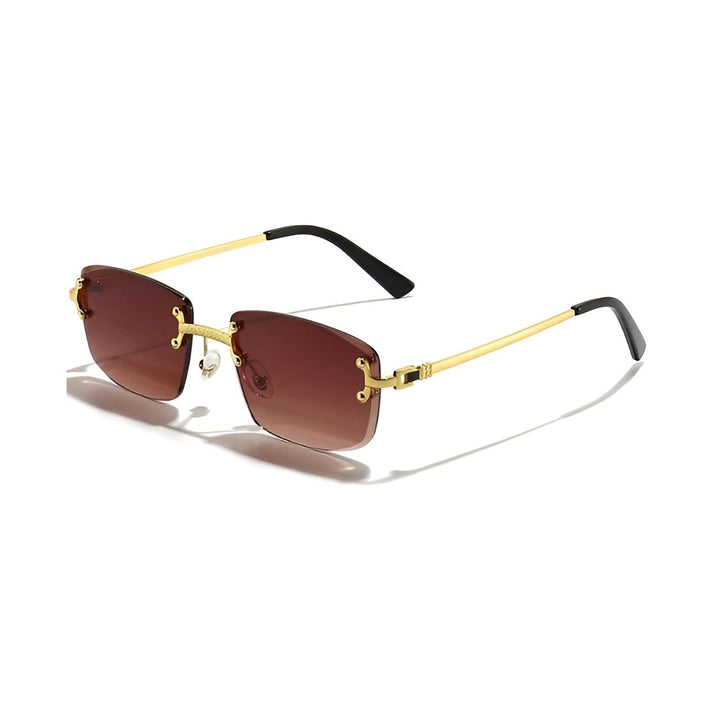 Kristian | Unisex Aviator Solbriller Med Gradient Linser Og Metalramme