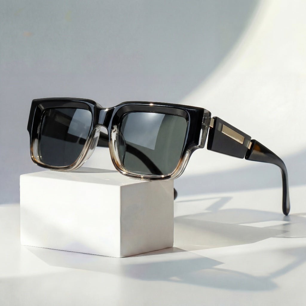 Søren | Unisex Solbriller Med Firkantede Rammer Og UV400 Beskyttelse