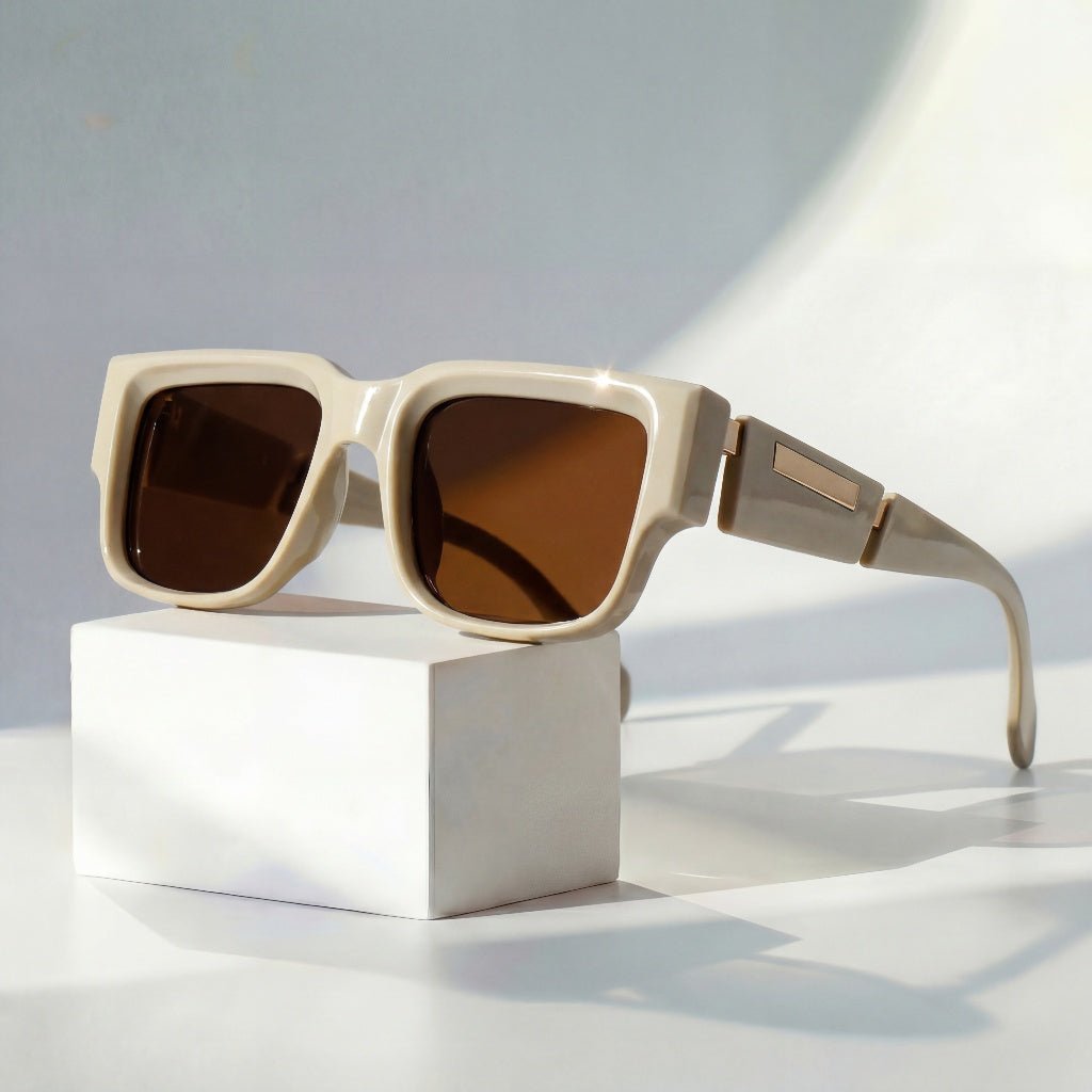 Søren | Unisex Solbriller Med Firkantede Rammer Og UV400 Beskyttelse