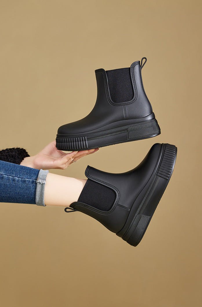 Waterproof Støvler Dame Chelsea Boots Platform