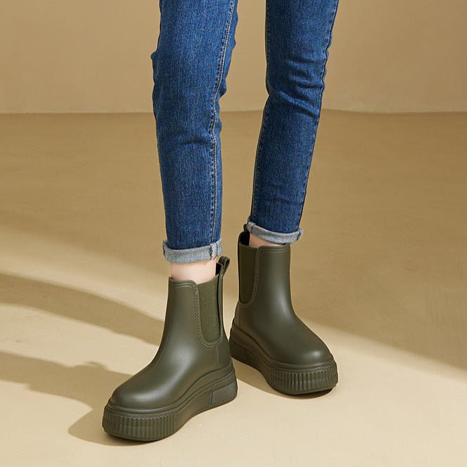 Waterproof Støvler Dame Chelsea Boots Platform